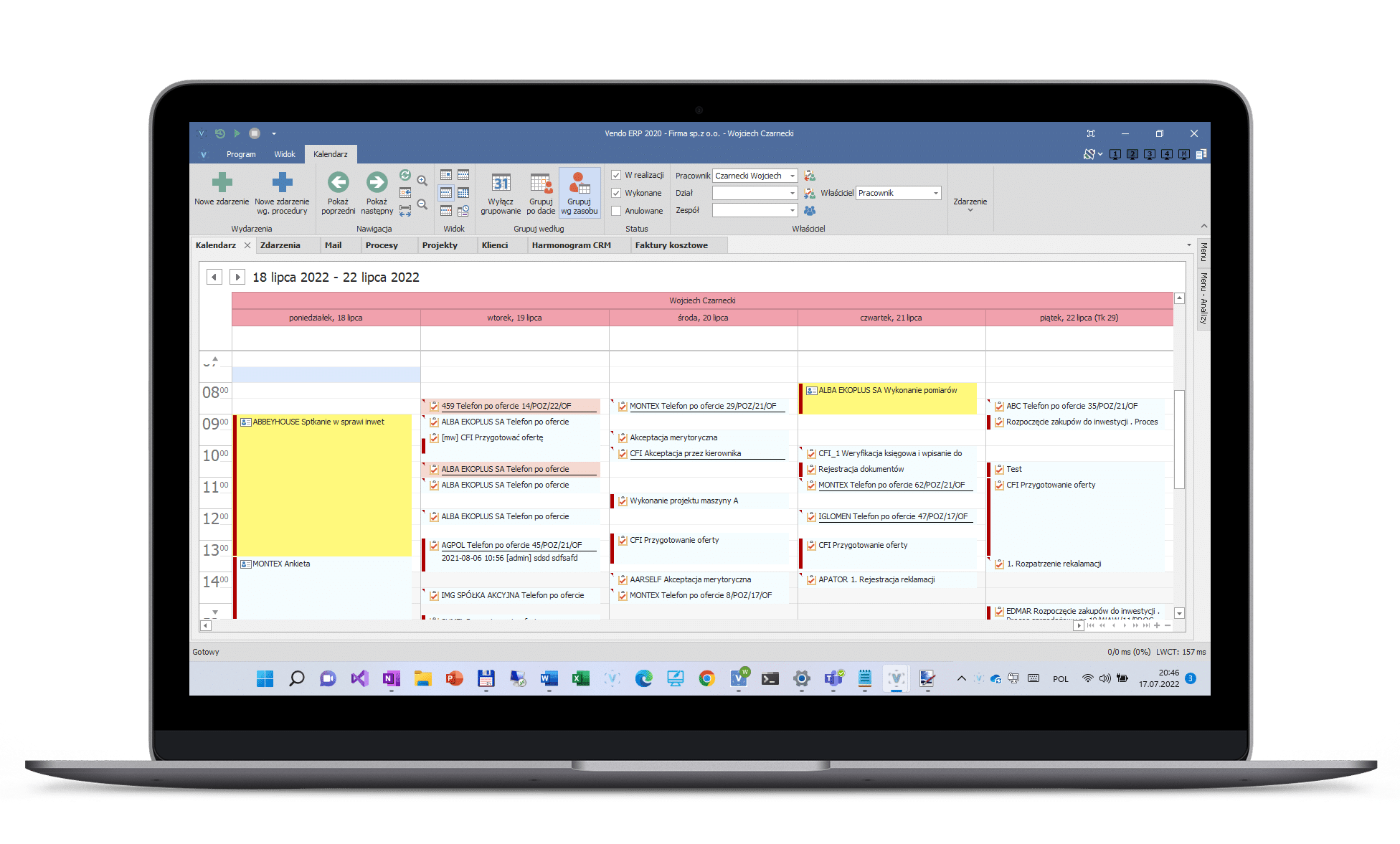 system CRM Vendo
